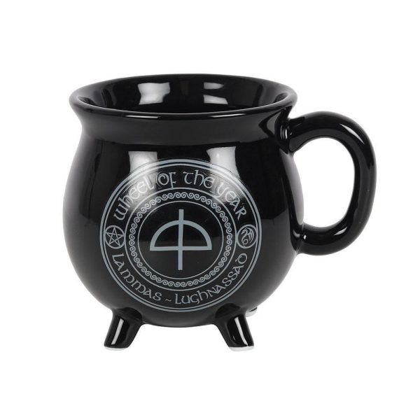 Lammas Colour Changing Cauldron Mug by Anne Stokes Online Sale