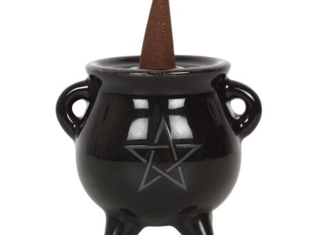 Pentagram Cauldron Ceramic Incense Holder Sale