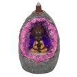 Buddha Crystal Cave LED Backflow Incense Burner on Sale