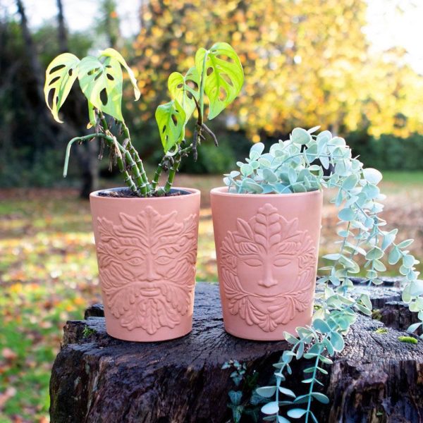 16cm Green Man Terracotta Plant Pot Online Hot Sale