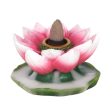 Coloured Lotus Backflow Incense Burner on Sale