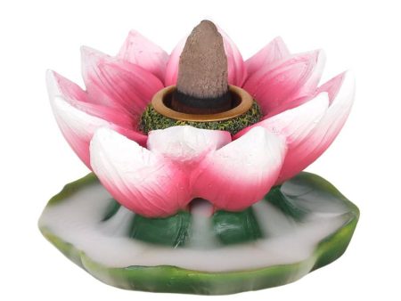 Coloured Lotus Backflow Incense Burner on Sale