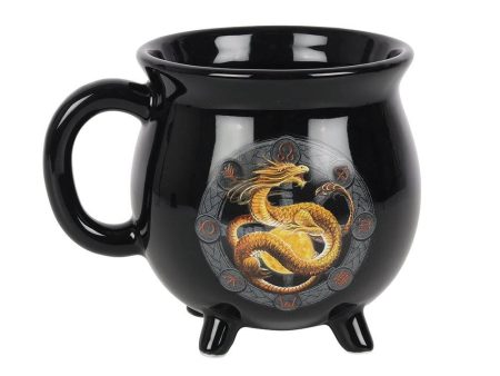 Litha Colour Changing Cauldron Mug by Anne Stokes Fashion