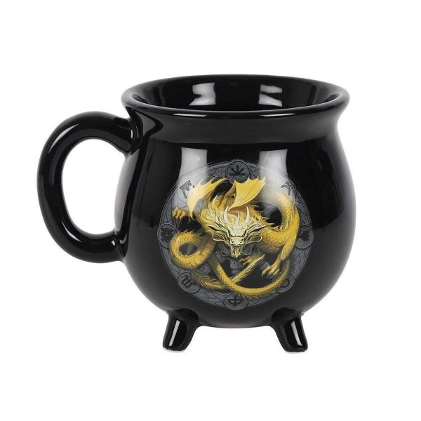 Imbolc Colour Changing Cauldron Mug by Anne Stokes Online Sale