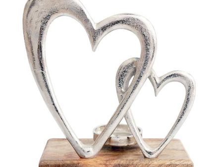 Double Heart Tealight Holder Online