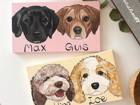 [PRE ORDER] Custom Duo Pet Portrait on Sale