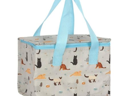 Cat Print Lunch Bag Online Hot Sale