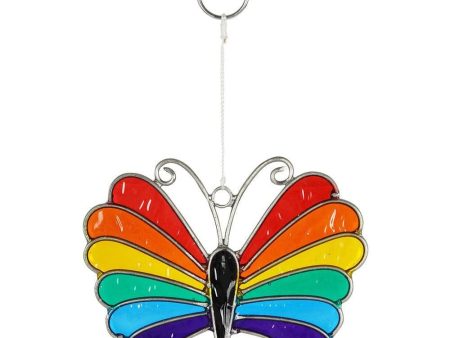 Rainbow Butterfly Suncatcher Sale