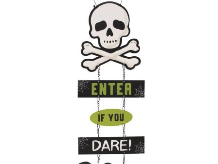 Enter If You Dare Chain Sign For Cheap