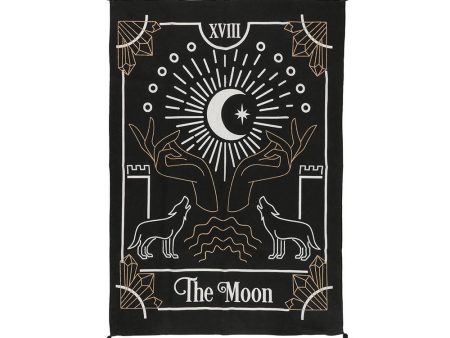 Small Moon Tarot Card Wall Tapestry Hot on Sale