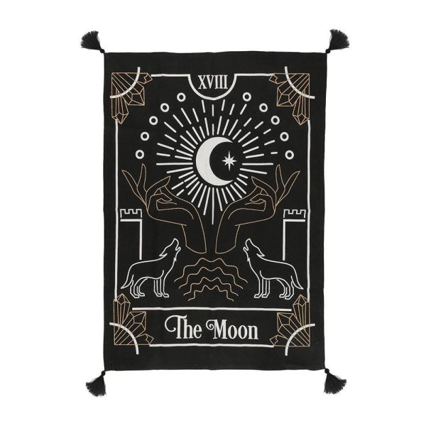 Small Moon Tarot Card Wall Tapestry Hot on Sale