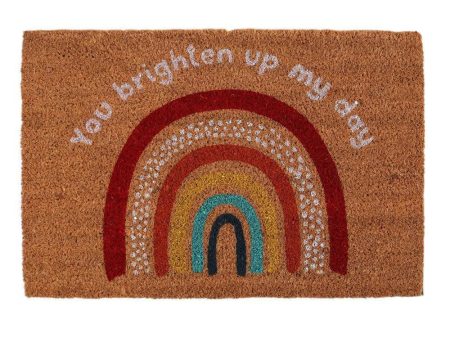 Rainbow Natural Doormat For Sale