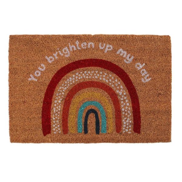 Rainbow Natural Doormat For Sale