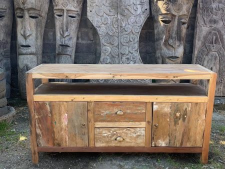 Large TV Stand - Recycled Wood Online Hot Sale