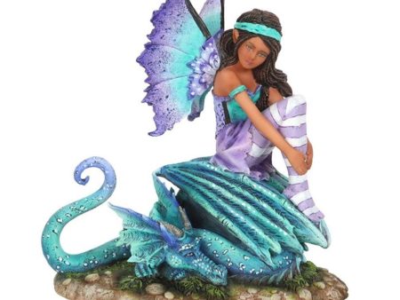 16cm Dragon Perch Fairy Figurine by Amy Brown Cheap