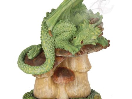 Green Dragon Incense Cone Burner by Anne Stokes Cheap