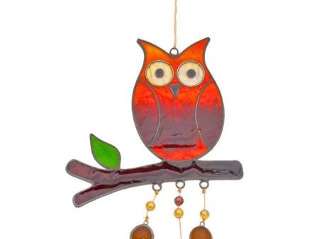 Owl On A Branch Suncatcher Online now