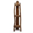 Natural Teak Corner Unit 3 Shelves - 90cm high Sale