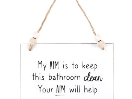 Your Aim Hanging Sign Online Hot Sale