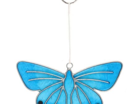 Chalkhill Blue Butterfly Suncatcher on Sale