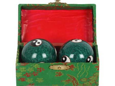 Set of 2 Green Stress Balls For Sale