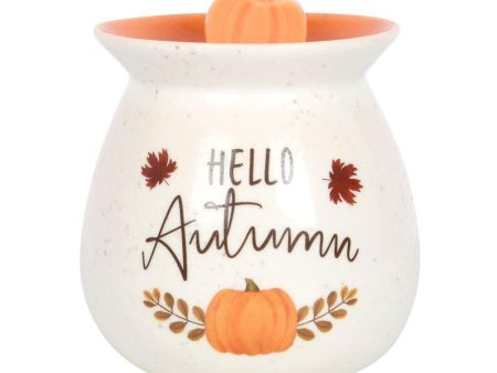 Hello Autumn Wax Melt Burner Gift Set Sale