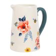 17cm Bee-utiful Floral Ceramic Flower Jug on Sale