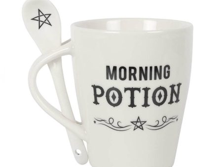 Morning Potion Mug and Spoon Set For Cheap