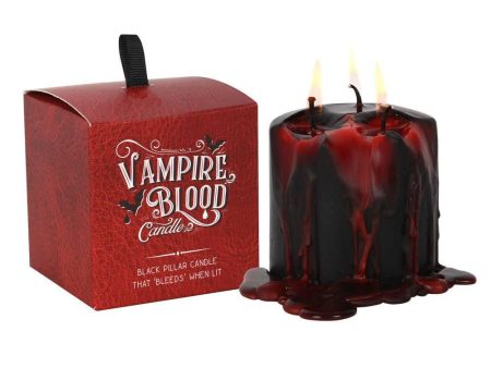 Small Vampire Blood Pillar Candle Fashion