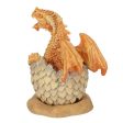 Yellow Hatching Dragon Incense Cone Burner Online