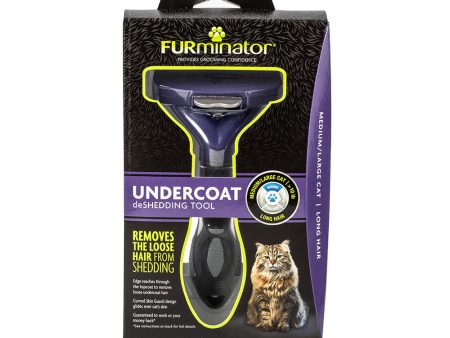 Furminator Long Hair Deshedding Tool Medium Large Cat For Sale