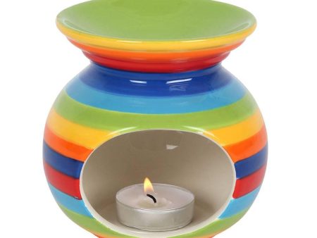 Rainbow Stripe Oil Burner For Cheap