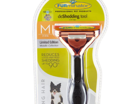 Furminator Medium Long Hair Dog Metallic Rose Gold For Cheap