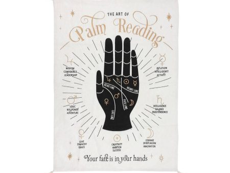 Small Palm Reading Wall Tapestry Fashion