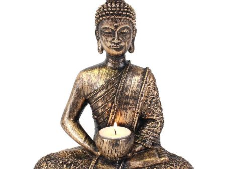 Sitting Thai Buddha Tealight Holder Online Hot Sale