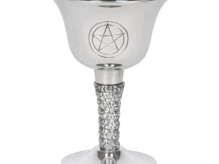 Silver Metal Pentagram Chalice Supply