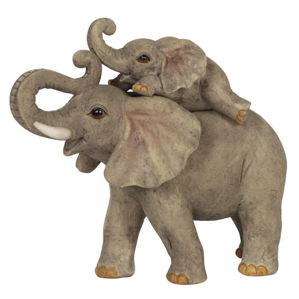 Elephant Adventure Mother and Baby Elephant Ornament Online Sale