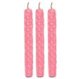 Set of 6 Pink Beeswax Spell Candles Online now