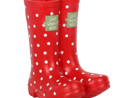 Red Welly Boot Planter Online Sale