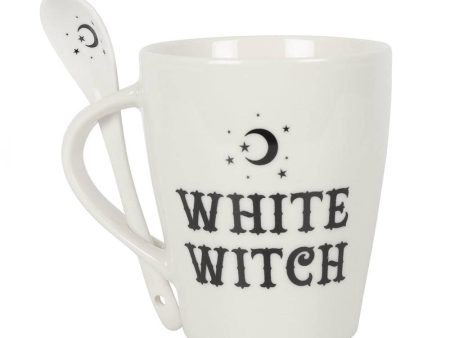 White Witch Mug and Spoon Set Fashion