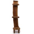 Natural Teak Log Shelve Display 3 Shelves  100cm high Supply