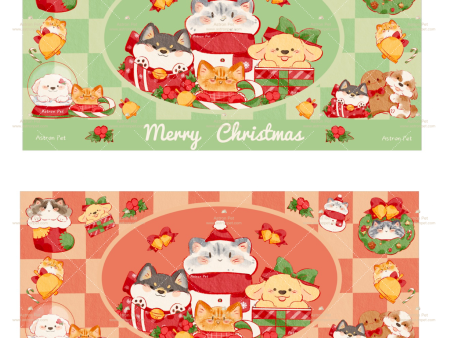 Pet Dining Mat (Christmas) Supply