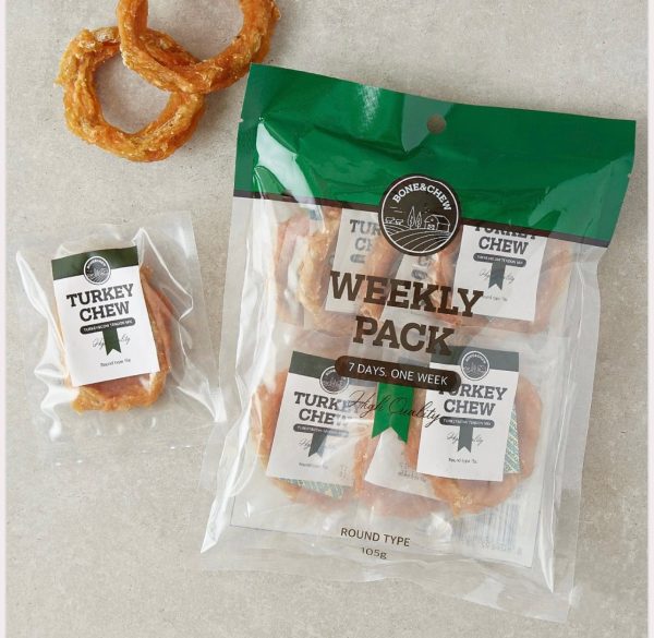 Turkey & Cow Tendon Ring Weekly Pack Online