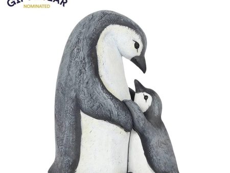 Mum Waddle I Do Without You Heartwarming Penguin Mother and Child Ornament Cheap