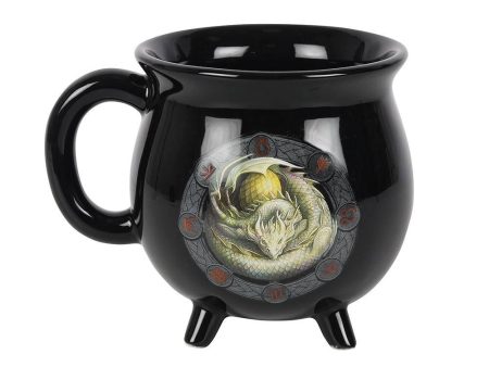 Ostara Colour Changing Cauldron Mug by Anne Stokes on Sale