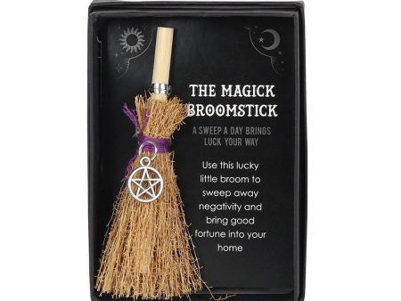 Pentagram Mini Magick Broomstick Online now