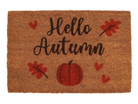 Hello Autumn Natural Doormat Sale