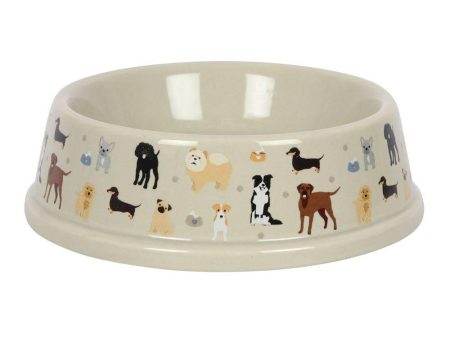 Dog Print Food Bowl Discount