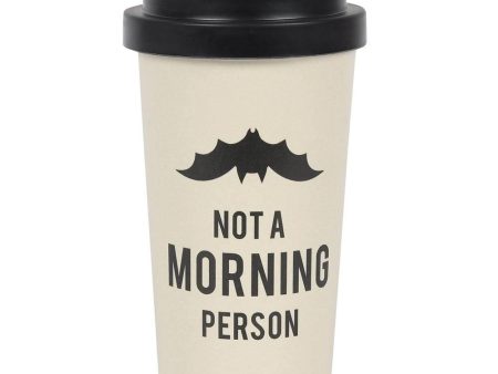 Not a Morning Person Bamboo Eco Travel Mug Discount