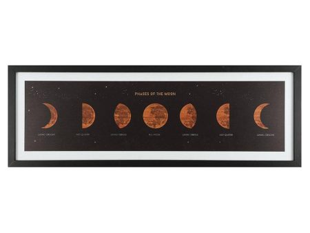 Moon Phases Print in Frame Online Sale